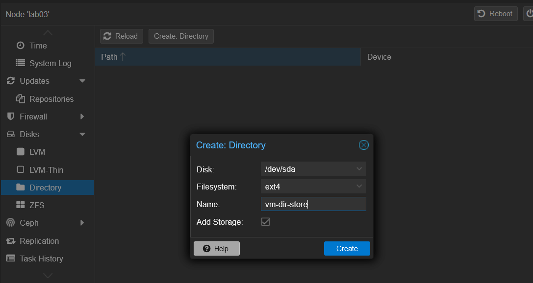 Proxmox Storage Issue 05